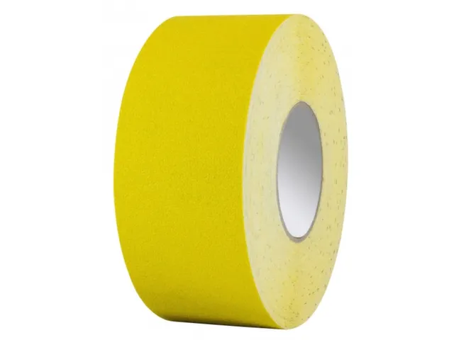tape,vinyl,geel,band LxB 25mx75mm,met antislip-eigenschappen