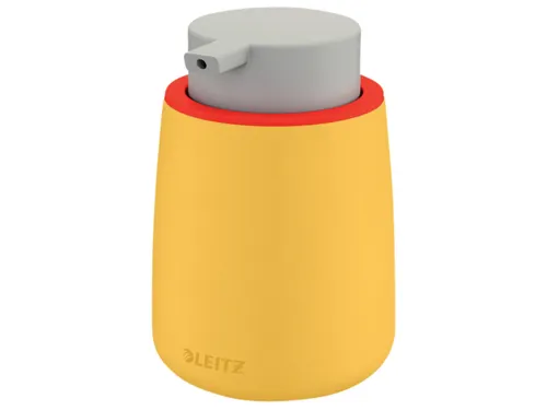 Dispenser Leitz Cosy voor handzeep 300 ml geel