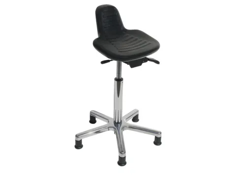 stasteun PU-schuim-zitting rugsteun zwart zitting H 550-800mm