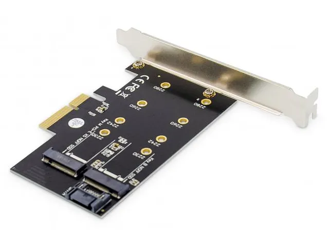 M.2 NGFF/NVMe SSD PCI Express 3.0 (x4) uitbreidingskaart
