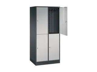 grootvolume garderobekast,HxBxD 1950x820x600mm,2x2vak.,vak B 360mm - 1