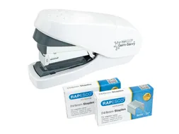 Nietmachine Rapesco Germ-Savvy Less Effort Eco antibacterieel wit