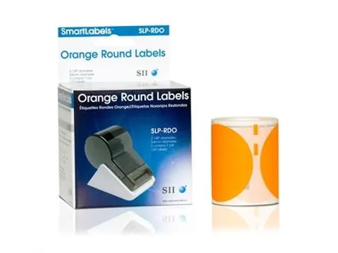 Seiko SLP-RDO ronde etiketten oranje 54 mm diameter 120 etiketten