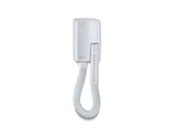 Sèche-cheveux mural Heavy Duty Hotello BLDC Avec tuyau Blanc