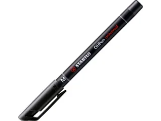 Viltstift STABILO OHpen 843/46 permanent rond medium zwart - 2