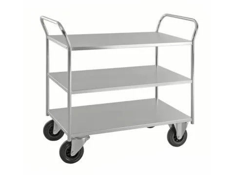 Etagewagen,Draagverm. 400Kg,3Etage(S),Staaletage,Gegalvaniseerd