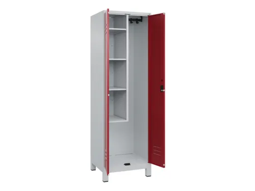 schoonmaakkast,HxBxD 1950x600x500mm,links 4vakken