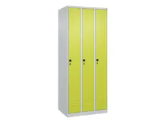 locker,HxBxD 1850x750x500mm,3vak,vak B 250mm,draaigrendel