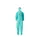 pp non woven coverall groen XXXL regular 50 Stuks
