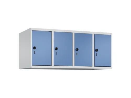 opzetkast,v. locker,4vak.,vak B 300mm,HxBxD 500x1200x500mm