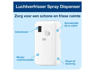 Luchtverfrisserdispenser Tork A1 Elevation wit 562000 - 2