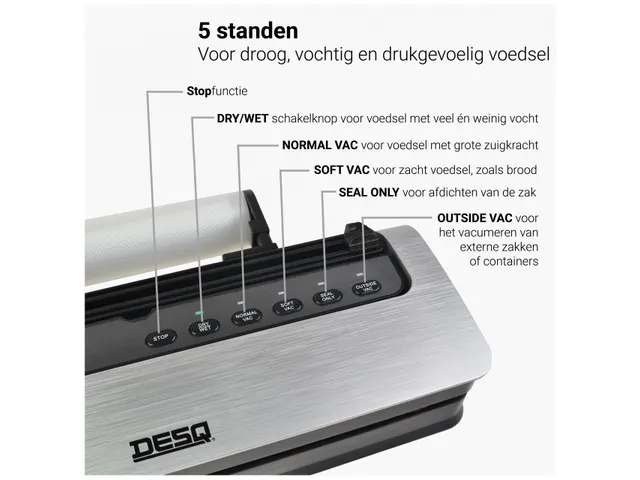 Machine sous vide DESQ 8000 5 vitesses