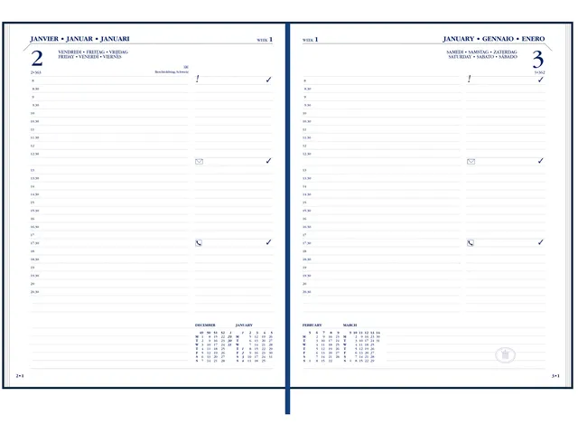 Agenda 2027 Ryam Manager Mundior 1dag/1pagina zw