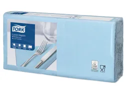 Tork 477844 Lunchservet Lichtblauw 33x33cm 2-laags 1/4 vouw 10x200st