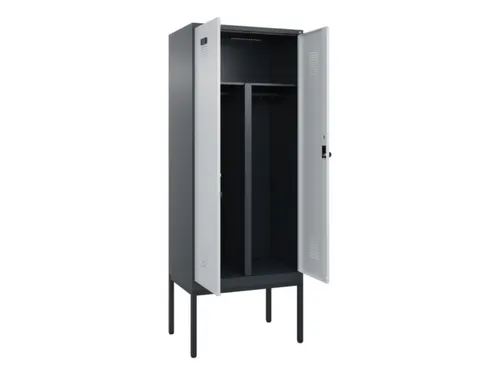 PBM-locker,HxBxD 2120x800x500mm,2vak,vak B 400mm,draaigrendel