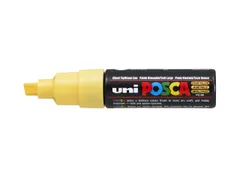 Verfstift Posca PC8K Brede punt 8mm schuin strogeel