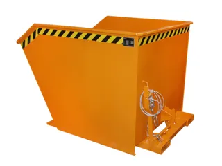 Kiepbak 1090x1280x1640mm 1.5m³ 215kg Draagverm. 1500kg Ral2000 - 1