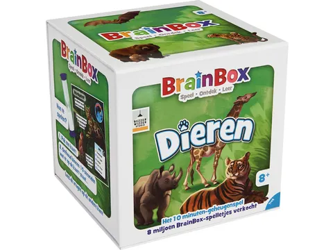 BrainBox Dieren geheugenspel 8+