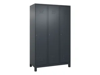 locker voor scheiding van kleding,HxBxD 1950x1200x500mm,3vak - 1