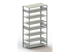 dossierstelling,grondveld,HxBxD 2500x1256x636mm,vaklast 100kg