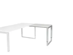 Domino Plus Aanbouw Hoogte Verstelbaar 800x600mm Wit 25mm Alu