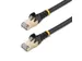 7.5m CAT6A Ethernet kabel zwart snagless 100W PoE LAN