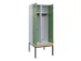 locker met bank,voor scheiding van kleding,HxBxD 2120x800x815mm,2vak