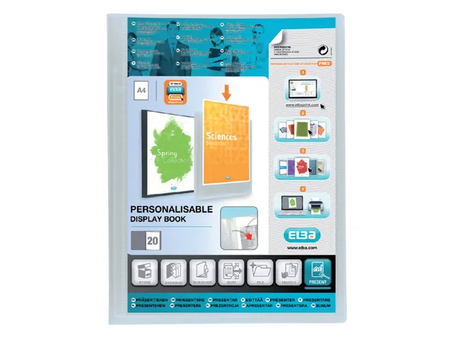 Showalbum Oxford Polyvision A4 40 tassen PP transparant