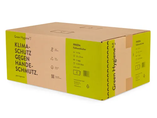 Handdoekjes Z-vouw 100% recycled 2-laags Co2 Neutraal 20 Pak