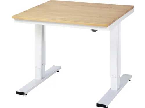 Werkbank elektrisch hoogte verstelbaar 720-1120x1000x1000mm beukblad