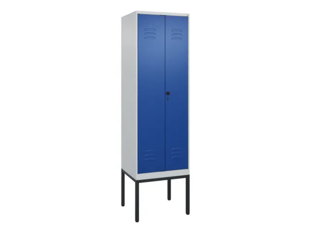 PBM-locker,HxBxD 2120x600x500mm,2vak,vak B 300mm,draaigrendel