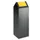 Afvalverzamelaar Zelfblussend 89 Liter 1045X320X320Mm Klemring Geel