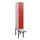 Dubbeldekse dekenkist,HxBxD 1950x300x815mm,1x2vak.,vak B 300mm