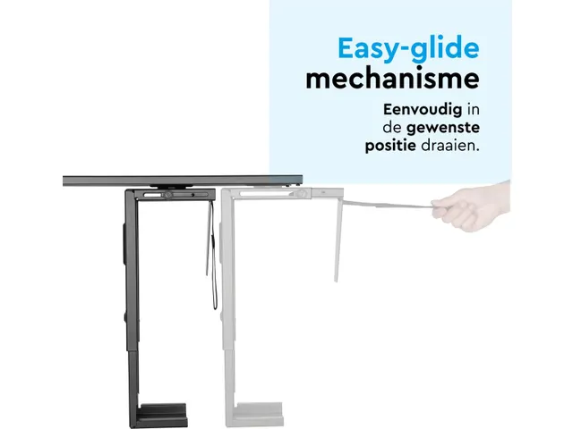 Brasq CPU Houder Zwart 360° Draaibaar