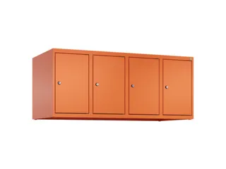 opzetkast,v. locker,4vak.,vak B 300mm,HxBxD 500x1200x500mm - 2