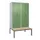 PBM-locker met bank,HxBxD 2120x1200x815mm,4vak,vak B 300mm