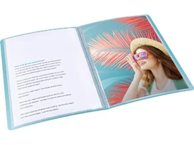 Colour'Breeze showalbum, ft A4, blauw