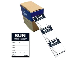 Etiket Avery HACCP zondag zwart 40x56mm 500 stuks - 4