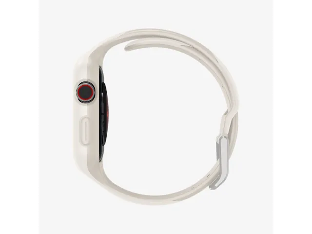 Spigen Liquid Air Pro Case Apple Watch SE 40mm Band Wit Silicone