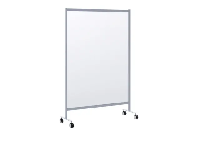mobiel hygiënescherm 1800x1200x390mm enkel veld PMMA