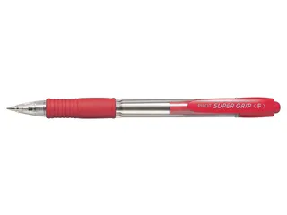Balpen Pilot Super Grip F 0.7mm Fijne punt Rood - 1