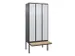 locker voor scheiding van kleding,HxBxD 2120x900x815mm,3vak