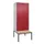 PBM-locker met bank,HxBxD 2120x800x815mm,2vak,vak B 400mm,cil.-slot
