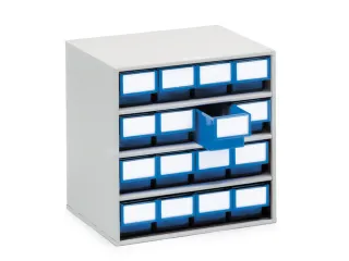 Bakkenunit Bxhxd 400X395X300Mm 16Bakken Blauw Behuizing Ral7035 - 3