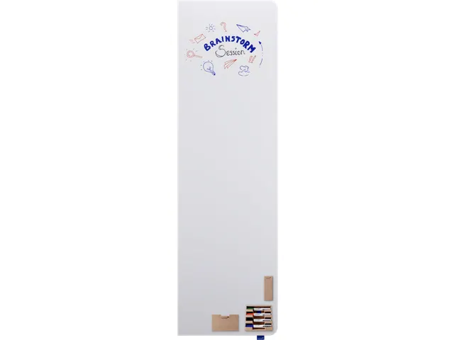 WALL-UP RRC Whiteboard 200x59,5cm Ronde Hoek Rechts