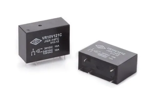 Verticaal Relais 10A/30VDC-220VAC,1 x Wissel 12VDC