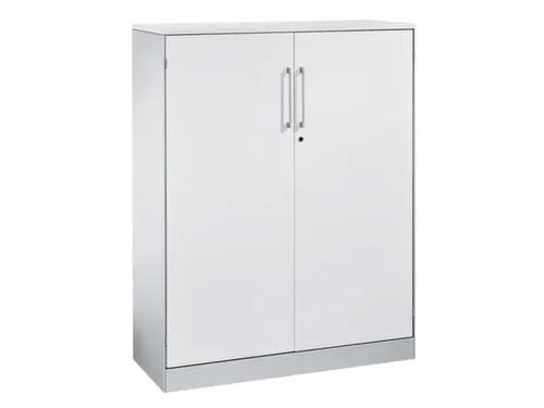 Draaideurkast Hxbxd 1310x1000x440mm 3 Oh Lichtgrijs/Lichtgrijs