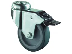 Zwenkwiel Dubbele Vastzetter 50kg Boorgat Øxb 75x24mm Thermoplast