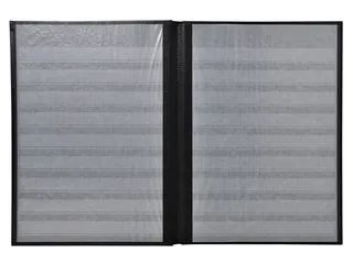 Postzegelalbum Exacompta 22.5x30.5cm 48 zwarte pagina's zwart - 5