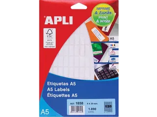 Etiketten 8x20mm Print & Write Wit - 2